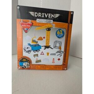 DRIVEN Battat 62 Pc CONSTRUCTION CRANE Playset Exclusive DUMP TRUCK